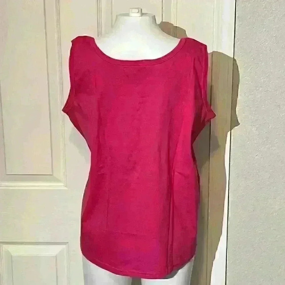 Vintage 90s UC Berkeley College Pink Scoop Neck Beach Tank Top Medium Womens - Picture 2 of 6